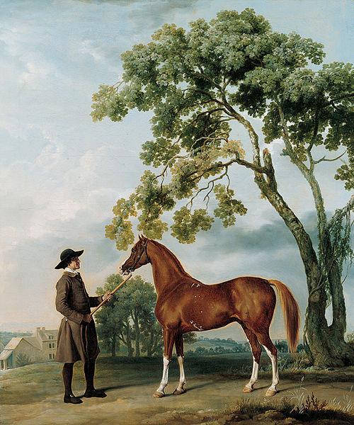 George Stubbs Lord Grosvenor's Arabian Stallion with a Groom France oil painting art